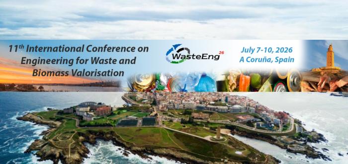 WasteEng2026 – 11th International Conference on Engineering for Waste and Biomass Valorisation